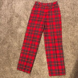 Jantzen 60s 70s 80s high waisted plaid pants